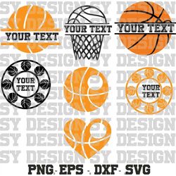 basketball svg, basketball team svg, basketball monogram svg, split monogram, basketball player bundle, cut files for cr