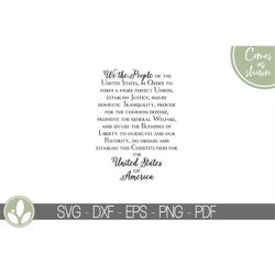 we the people svg - constitution svg - united states svg - military svg - patriotic svg - us constitution svg - preamble