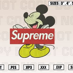 mickey mouse supreme embroidery machine designs instant digital download pes file