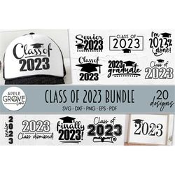 class of 2023 svg bundle - graduation svg - 2023 svg - 2023 senior svg - graduation 2023 svg - class of 2023 shirt - se