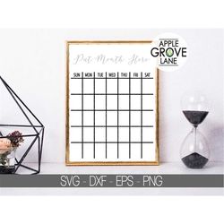 calendar outline svg - blank calendar svg - monthly calendar svg - calendar stencil svg - white board svg - svg eps png