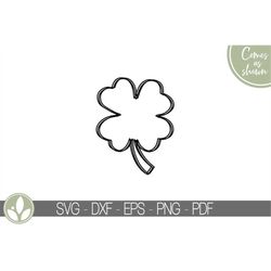 shamrock outline svg - four leaf clover svg - shamrock svg - scribble shamrock svg - st patricks svg - st patty's svg -