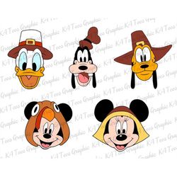 bundle mouse and friends fall vibes svg, autumn leaves svg, fall svg, autumn leaf svg, thankful autumn, mouse head svg,