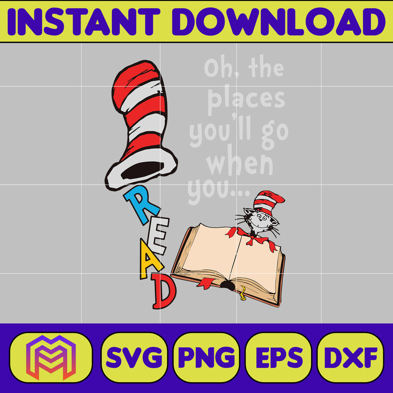Dr Seuss Svg, Cat In The Hat SVG, Dr Seuss Hat SVG, Green Eggs And Ham Svg, Dr Seuss for Teachers Svg, Cricut, Thing Svg (135).jpg