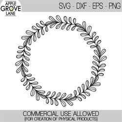 laurel wreath svg - hand drawn wreath svg - wreath svg - fall wreath svg - wedding svg - floral wreath clip art - flower