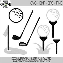 golf svg bundle - golf club svg - golf ball svg - golf tee svg - sports svg - golf clip art - golfer svg - svg eps png d