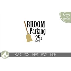 broom parking svg - halloween svg - witch svg - witch broom svg - halloween witch svg - halloween sign svg - halloween l