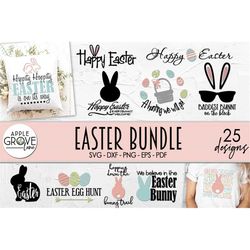 easter svg bundle - 25 designs - spring svg - easter svg - spring sign svg - easter bunny svg - easter sign svg - easter