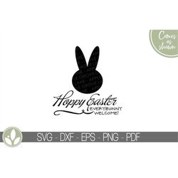 every bunny welcome svg - happy easter svg - spring welcome svg - easter svg - easter doormat svg - welcome sign svg - h