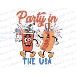 party in the usa png, 4th of july png, fourth of july png, independence day png, usa sublimation, sublimation design