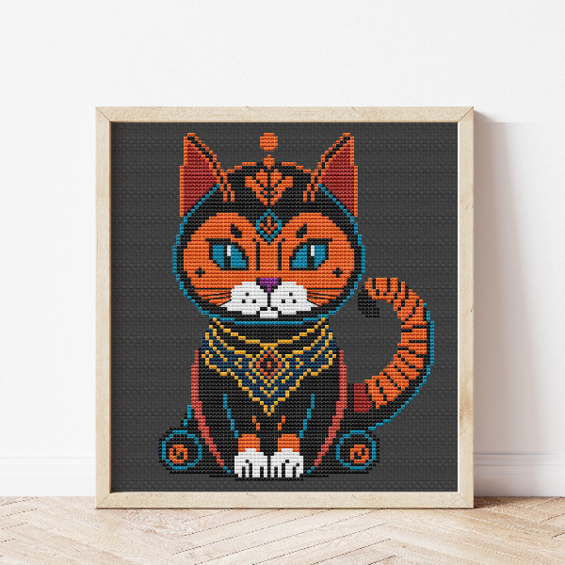 kitten cross stitch pattern