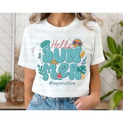 hello summer svg, happy last day of school svg, end of school year, teacher off duty png, summer teacher shirt, school o