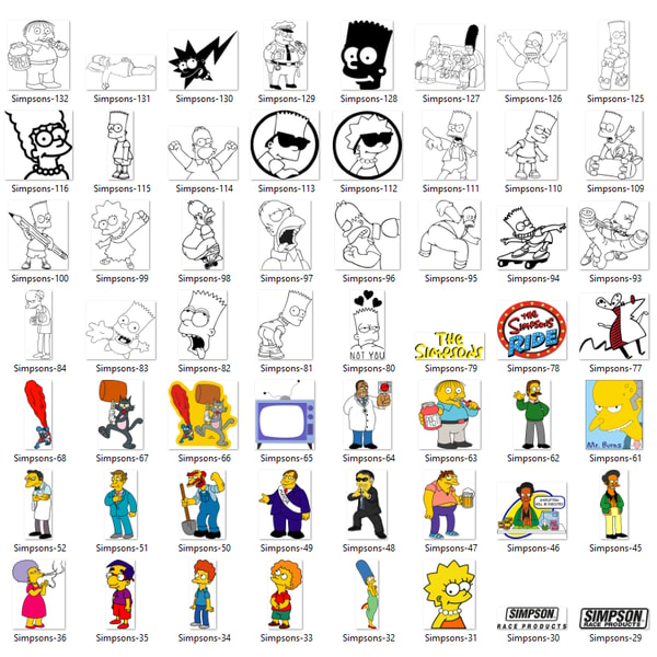 1000 Files Simpsons SVG Bundle, the Simpsons PNG, Simpsons C - Inspire ...