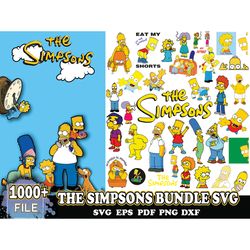 1000 Files Simpsons SVG Bundle, the Simpsons PNG, Simpsons Clipart, Bart Simpson SVG, the Simpsons Logo,Bart Simpson SVG