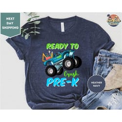 boys pre k first day of school shirt, pre k shirt for boys, ready to crush, first day of school, peace out pre k tee