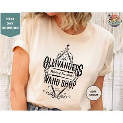 Ollivander's Wand Shop Shirt, Makers of Fine Wands, Magic Bookish, Wizard World Shirt, Book Reading Magic