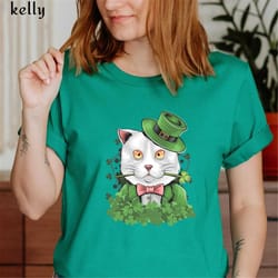 st. patrick's day cat shirt, cat leprechaun, st. catrick's day shirt, funny st. catty's day, cat lover shirt, ireland ir