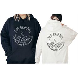 Velaris Sweatshirt, To the stars who listen and the dreams that are answered, night court sweatshirt, acotar, A court of