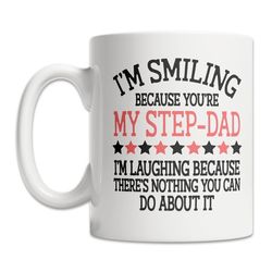 father's day gift for step-dad - gift mug for stepdad - cute stepfather gift idea - fun step-dad gift idea - funny stepd