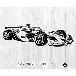 racing car formula 1 racing car svg, cut file, dxf, eps, png, decal, vector, instant download eps,svg,dxf,png,jpg design