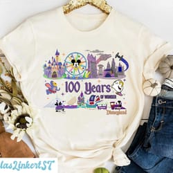disney 100 years of wonder shirt, disneyland 100th anniversary shirt, magical castle shirt, disney family vacation shirt