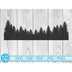 pine trees svg, forest silhouette svg, camping sign svg, forest clipart, background svg, forest vector, forest cut file,