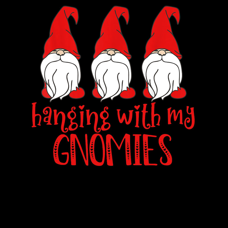 Matching Christmas Pajama Shirts - Hanging With My Gnomies T-Shirt.jpg