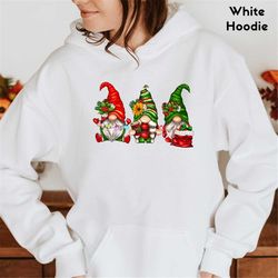 christmas gnome sweatshirt , cute gnomies shirt , merry christmas hoodie , gnome for the holidays shirt , youth gnome c