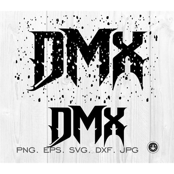 DMX SVG png logo vector digital download file. Cricut clipar - Inspire ...