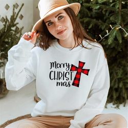 marry christmas  shirt, faith cross shirt, christian gift, christian shirts , love and grace shirt, vertical cross, wome