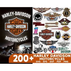 200 Harley Davidson SVG, Harley Davidson Clipart, Harley Davidson Symbol, Harley Davidson PNG, Harley Davidson Logo