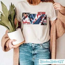 retro ant man and the wasp quantumania shirt, ant-man 2023, marvel avengers shirt, ant man shirt, scott lang tee, superh