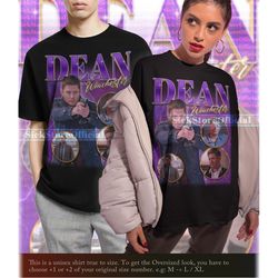 dean winchester shirt, supernatural dean winchester tshirt, dean winchester supernatural shirt, jensen ackles actor retr
