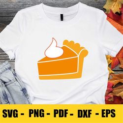 pumpkin pie svg, thanksgiving svg, pumpkin pie silhouette svg, kids thanksgiving pie svg, thanksgiving shirt svg for cri