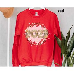 2023 happy new year sweatshirt, 2023 happy new year hoodie, merry christmas , gift for her, gift for mom , christmas cre