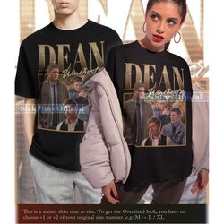 dean winchester shirt, supernatural dean winchester tshirt, dean winchester supernatural shirt, jensen ackles actor retr
