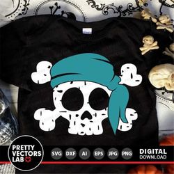 skull svg, halloween svg, pirate skull svg, dxf, eps, png, halloween cut files, grunge skull clipart, kids shirt design,