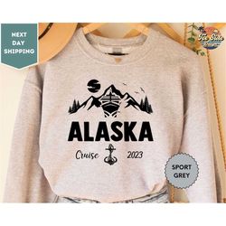 alaska sweatshirt, retro alaska sweatshirt, alaska trip, vacation sweatshirt, cruise crewneck