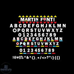 martin font svg, trending svg, martin tv show, alphabet svg, african american svg