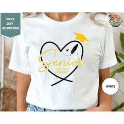 senior 2023 shirt, graduation 2023, class of 2023 shirt, graduation gift, grad tee, gift for senior