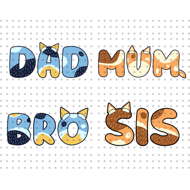 Bundle Dad Mum Svg, Mum Dog Svg, Sis And Bro, Mother's Day Svg, Vacay Mode Svg, Family Trip Svg, Family Vacation Svg, Mommy Shirt - 1.jpg