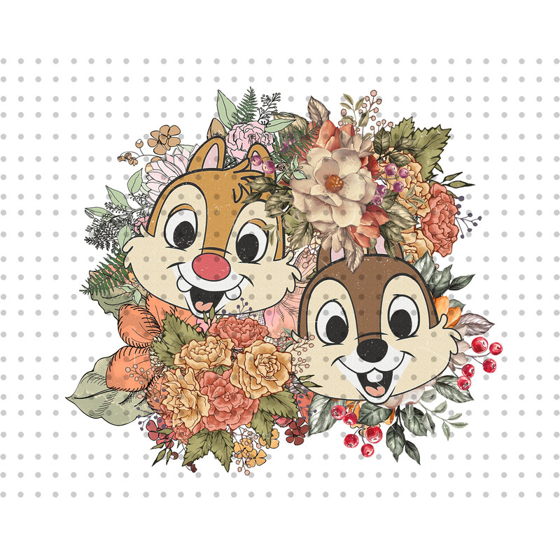 Family Vacation Png, Chipmunk Floral Png, Wild Flowers Png, Family Trip Png, Vacay Mode Png, Family Trip Shirt, Png Sublimation Design - 1.jpg