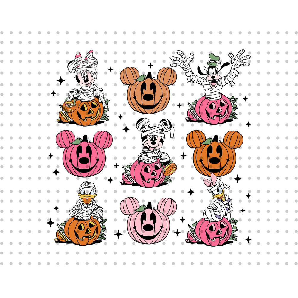 Halloween Mouse Head Pumpkin Doodle Svg, Halloween Mouse And Friends Svg, Spooky Vibes Svg, Halloween Pumpkin Svg, Trick Or Treat Png - 1.jpg