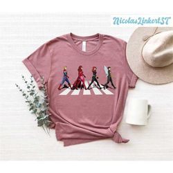 female superhero shirt, avengers girls shirt, marvel shirt, black widow captain marvel wasp scarlet witch, girl trip shi