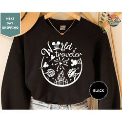 world traveler sweatshirt, vacation sweatshirt, travel shirt, the world shirt, world traveler shirt, vacation outfit, hi