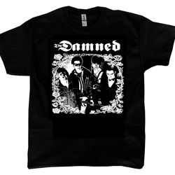 the damned, punk uk captain sensible stiff records stranglers shirt