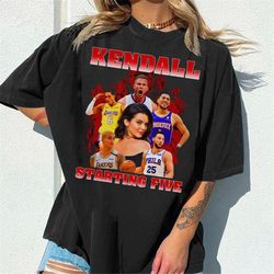 kendall starting five shirt loahaddian kendall jenner team shirt, kendall starting five tee shirt, hoodie, sweatshirt, l