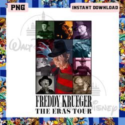 freddy krueger the eras tour png, horror character png, halloween movie png