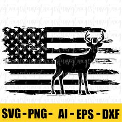 usa flag deer svg png flag hunting second amendment sublimation patriotic print design america usa gun rights heat press