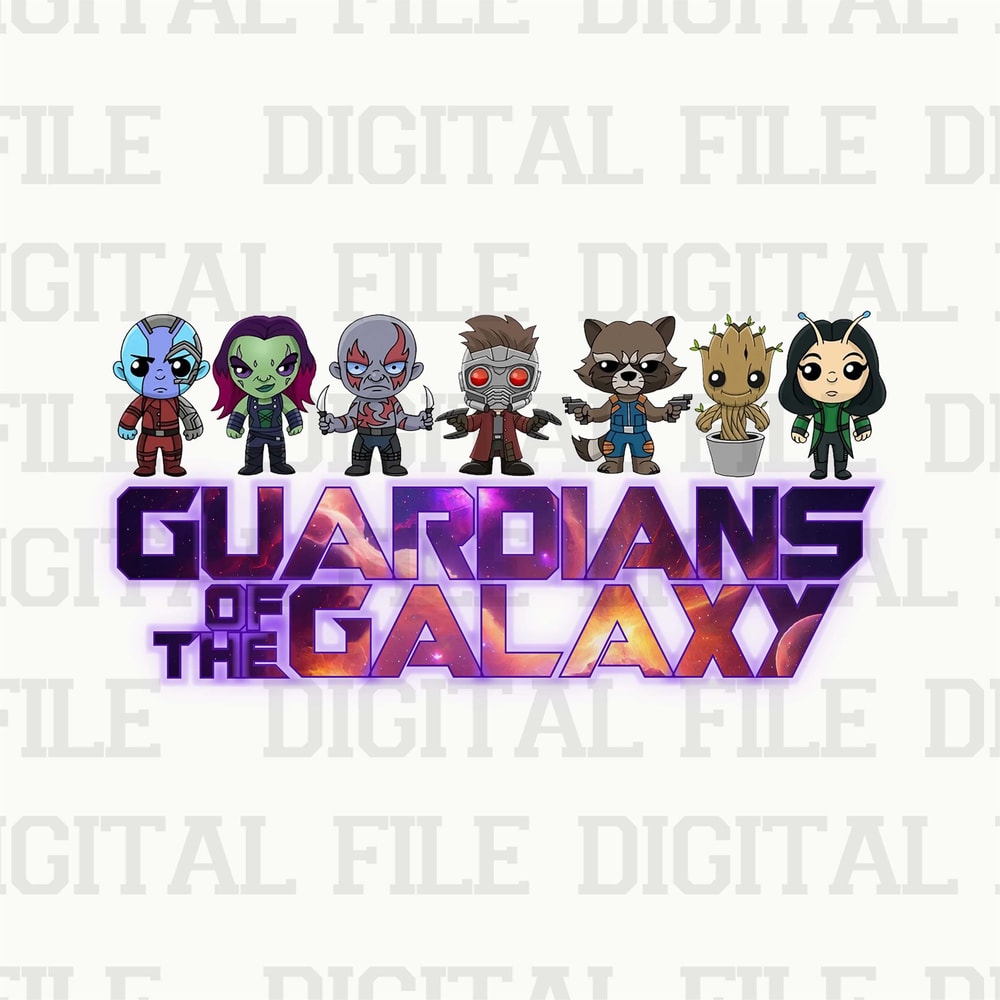 Inspired Guardian of GaIaxy Png, Rocket & Team Space Png, MarveI Character movie Png, Super Hero Png, Digital Download, Sublimation Design - 1.jpg
